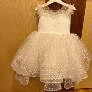 Size 5 itty bitty toes dress, like new